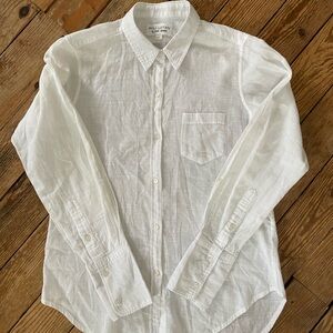 Nili Lotan Classic White Linen Shirt